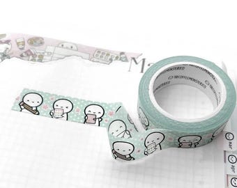 TCMC Planning Time V5; TCMC 12" Washi Tape Sample, TheCoffeeMonsterzCo, Emoti Plannertime, TCMC Mint Planner Washi, Cute Journal Washi