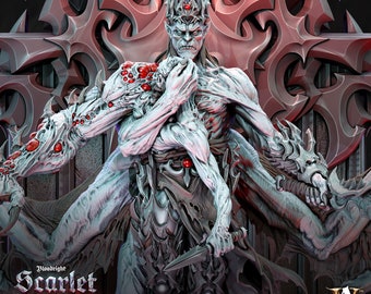 Kain the Eternal Miniature, Archvillain Games Premium Resin Print