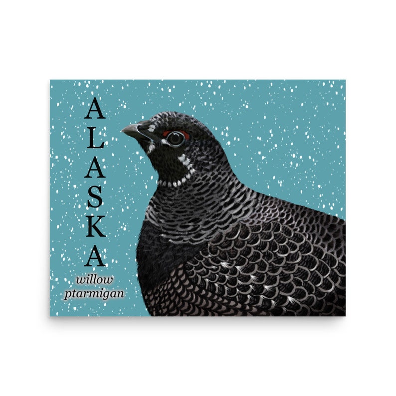 Willow Ptarmigan, Alaska State Bird, - Etsy
