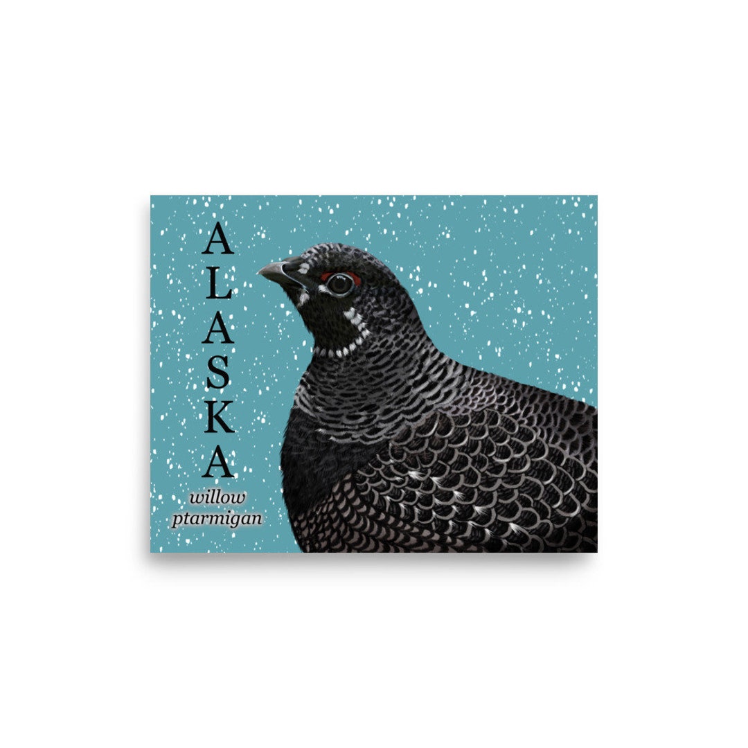 Willow Ptarmigan, Alaska State Bird, - Etsy