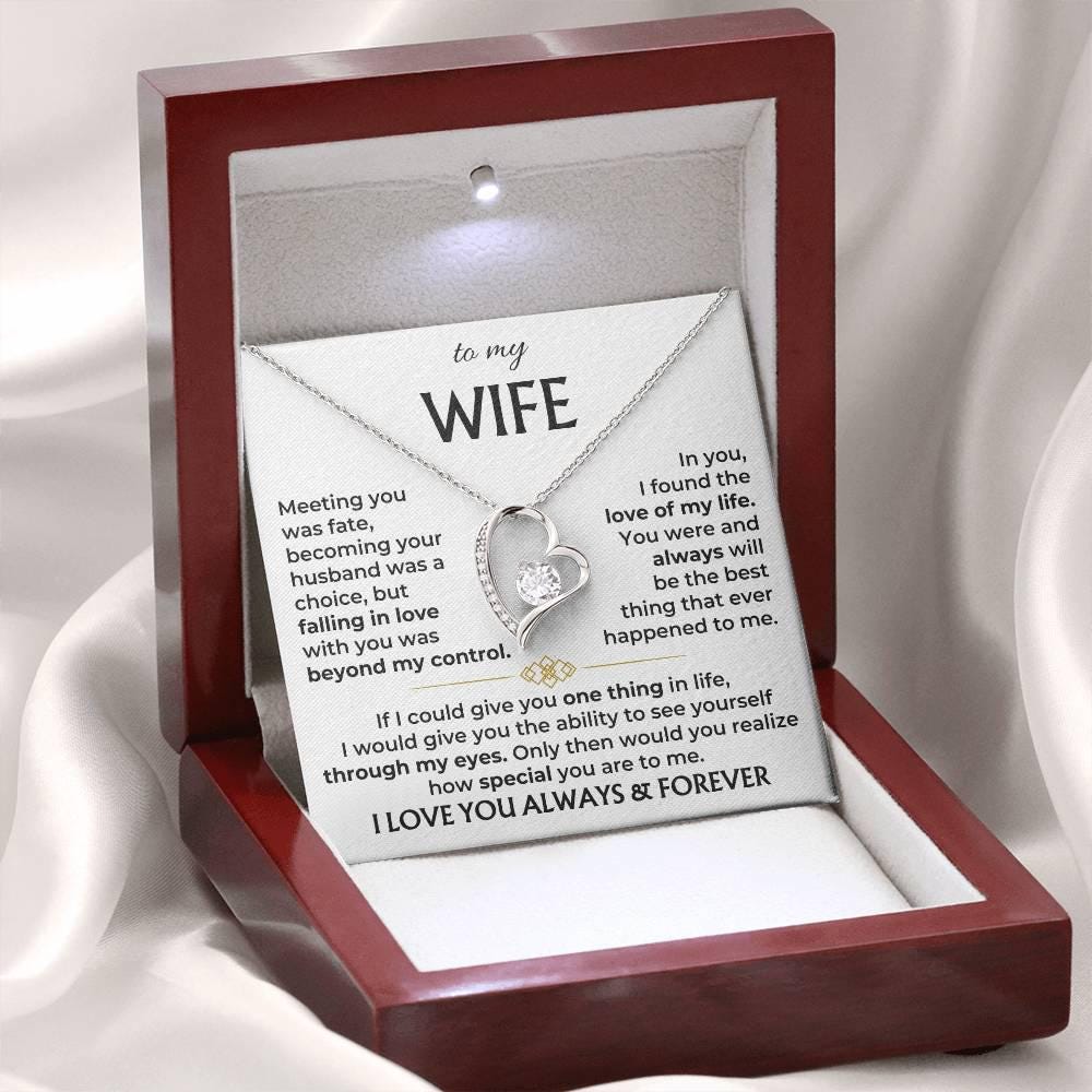 To My Wife Necklace From Husband, Gift for Her, Soulmate Women ...