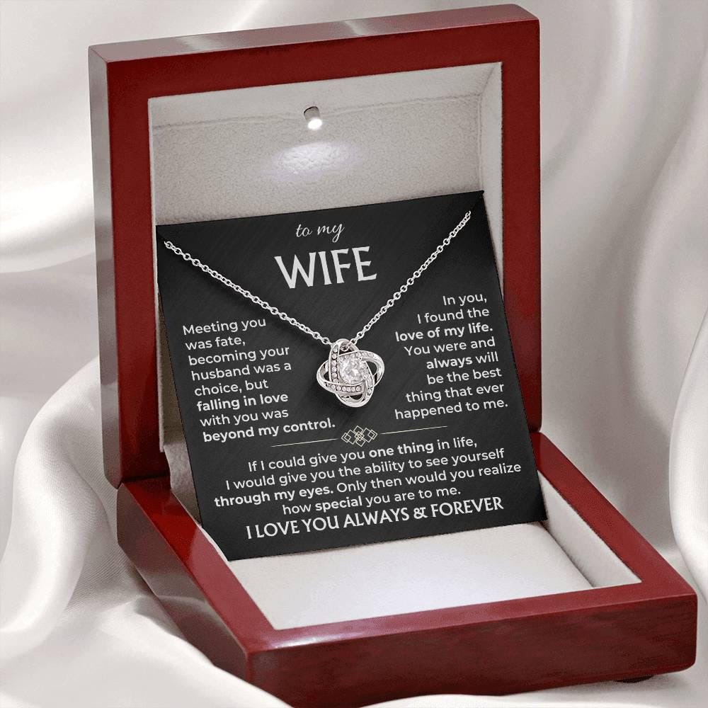 To My Wife Necklace From Husband, Gift for Her, Soulmate Women ...