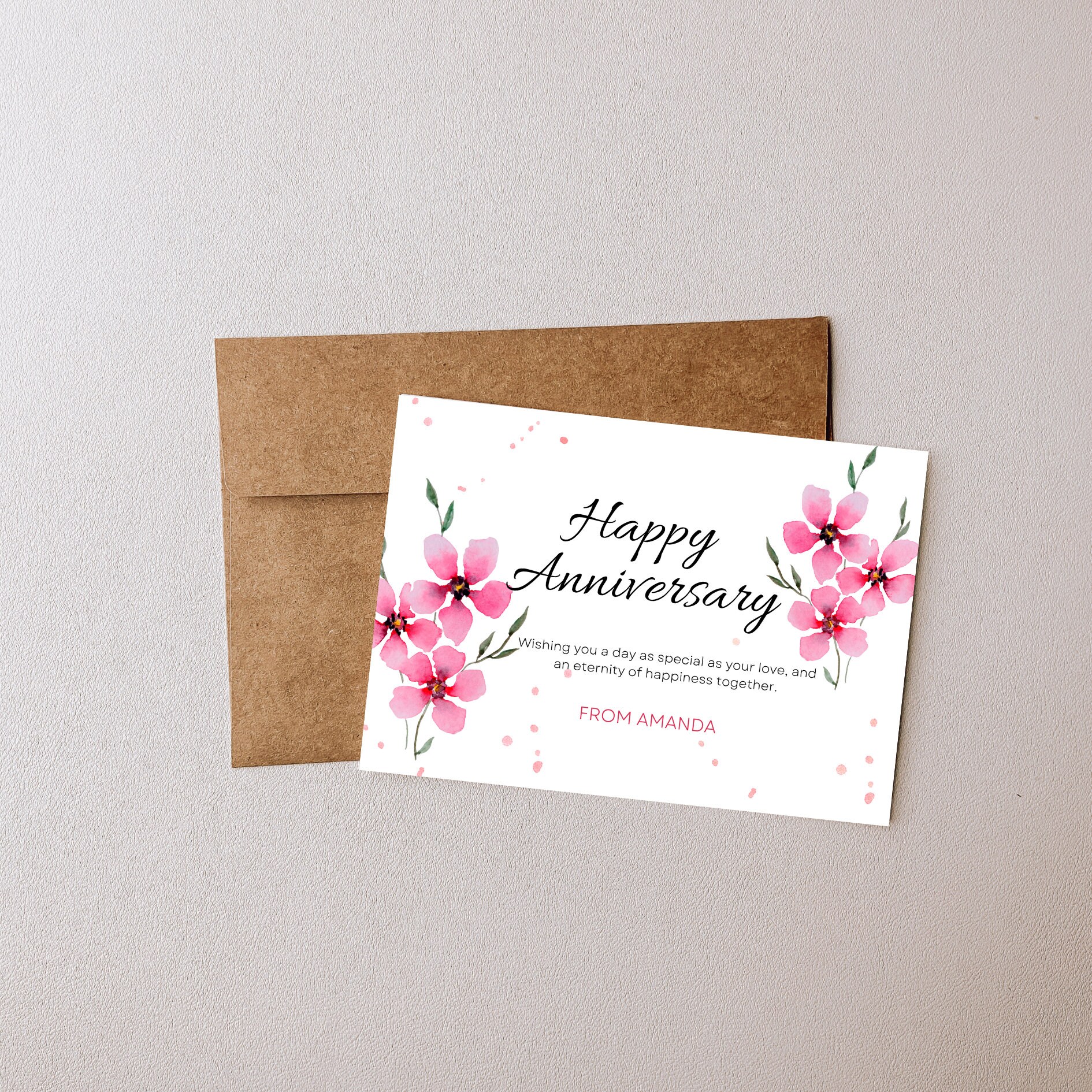 Annversary Card For Couple, Happy Annversary Cards, Handmade Card