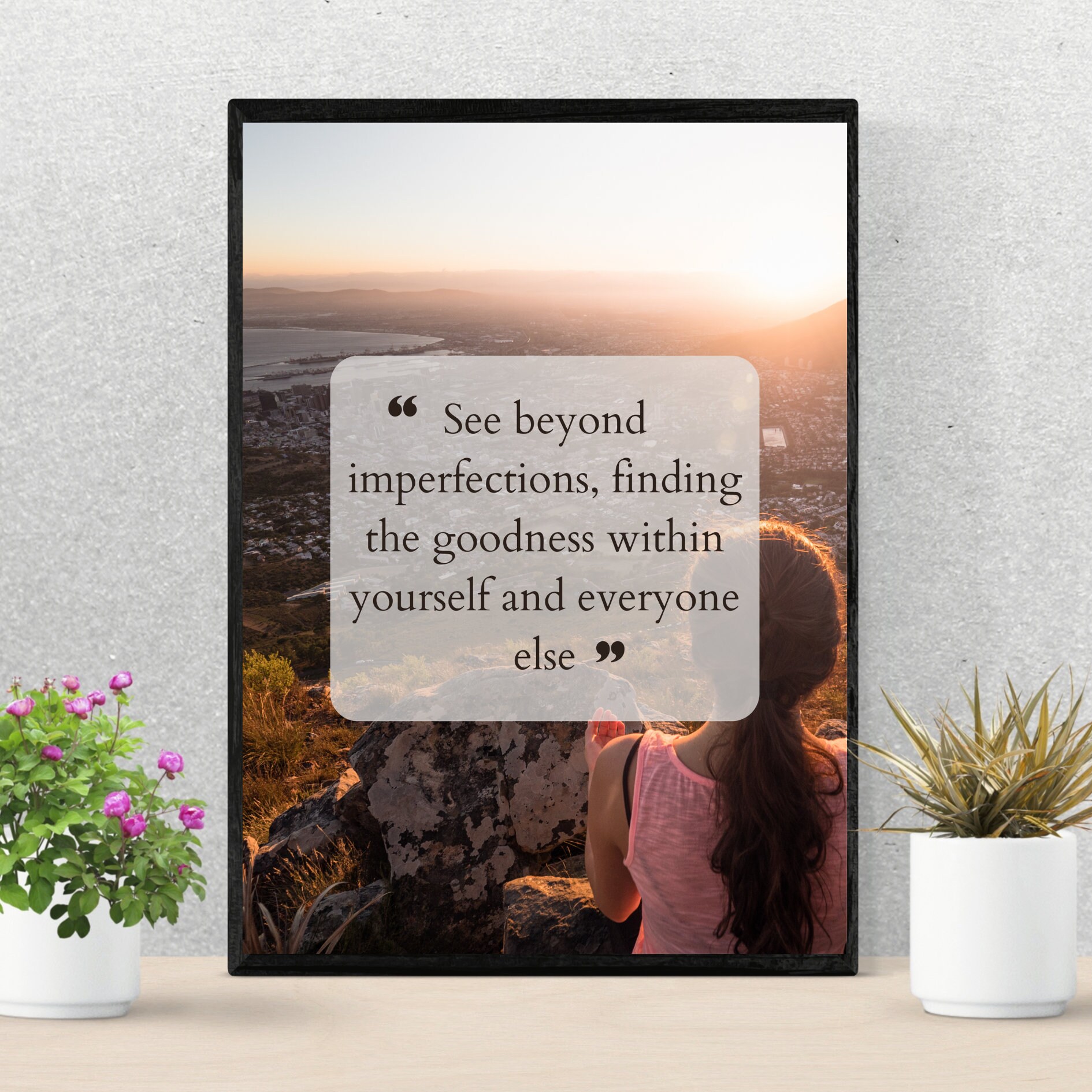 See Beyond Imperfection Wall Art Print Printable Wall Art Etsy