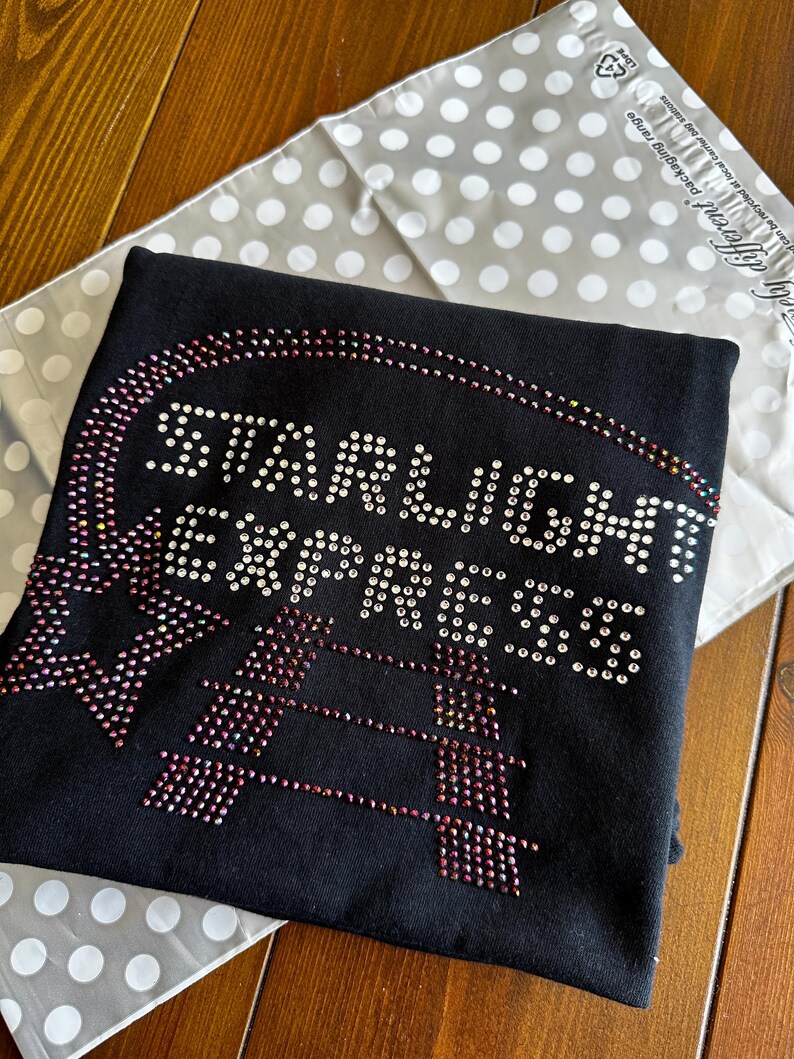 Starlight Rhinestone Design Starlight Express Rhinestone Cotton Drawstring Backpack, Personalized ...