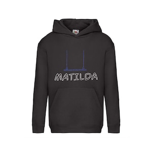 Matilda the musical, kids custom hoodie Matilda Hoodie, Matilda the musical, Birthday gift, Matilda themed gift, Matilda merch, Teacher gift