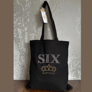 Six tote bag, Christmas gift for musical fans, Six The Musical shopper bag, Six merch bag, six theatre gift for musical theatre lovers