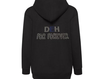 Kids Dear Evan Hansen Rhinestone Zip-Up Hoodie, Musical Theatre Gift