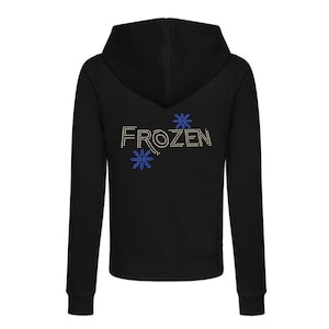 Frozen the musical, Frozen hoodie, birthday hoodies for woman, musical theatre hoodie, dance show clothing, gifts for her mothers day, bling