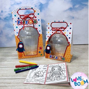3 FILE Cup Domo Box 9oz/12oz - 3 Designs Dome Cup Box 9oz/12oz - Festa dei bambini/Studio (Cameo) - PDF - JPG
