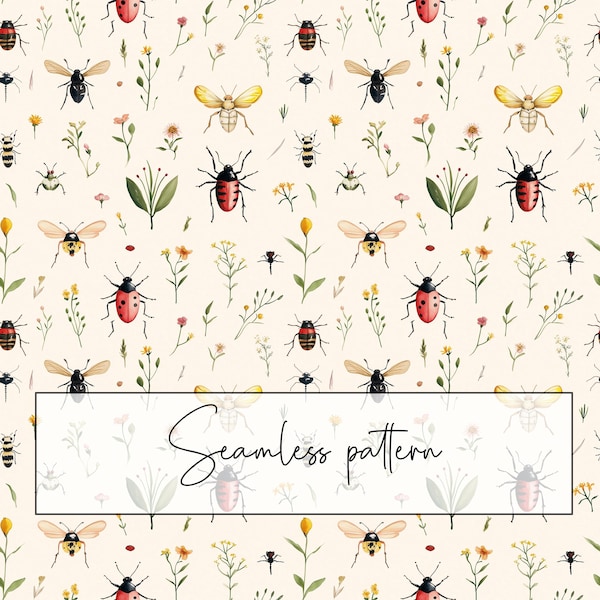 Insect Wallpaper - Etsy