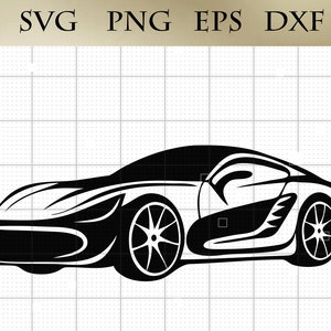 Sports Car svg png eps dxf Vector Art, Clip Art, Design, Digital File