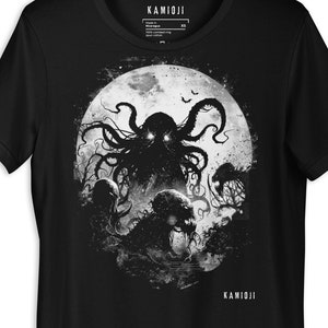 Cthulhu Shirt, Eldritch Horror T Shirt, Dark Art Aesthetic, Fantasy Graphic Tshirt, UNISEX