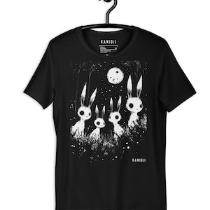 Weird Bunny Shirt Creepy Cute Weirdcore Gothic Clothes Dark Cottagecore Alternative Clothing UNISEX 2XL 3XL 4XL 5XL