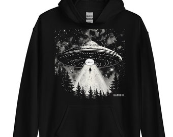 Alien Abduction Hoodie: Funny UFO Graphic Sweatshirt