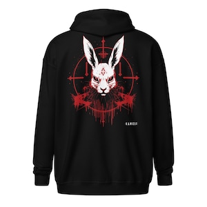 アクメドラビ★UNI_LETTERING RABBIT HOODIE_3色 acme de la vie(アクメドラビ) パーカー・フーディ(メンズ