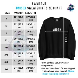 Anime Horror Sweatshirt: Drowning Girl Spiral Sweater, Trippy Weirdcore Graphic Jumper, Alt Clothing image 3