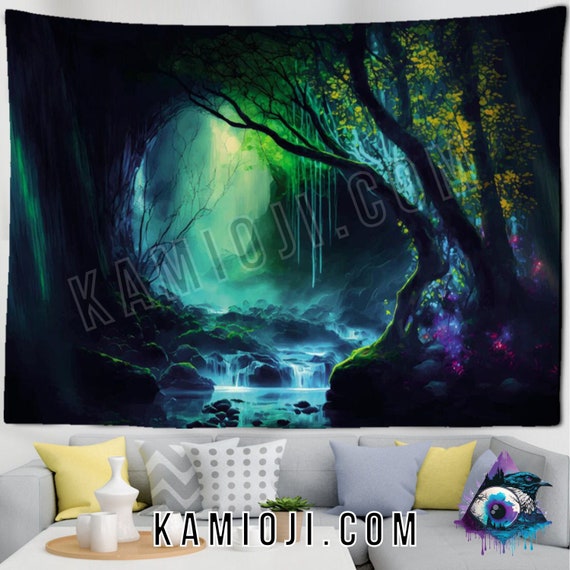 Enchanted forest wall tapestry sale