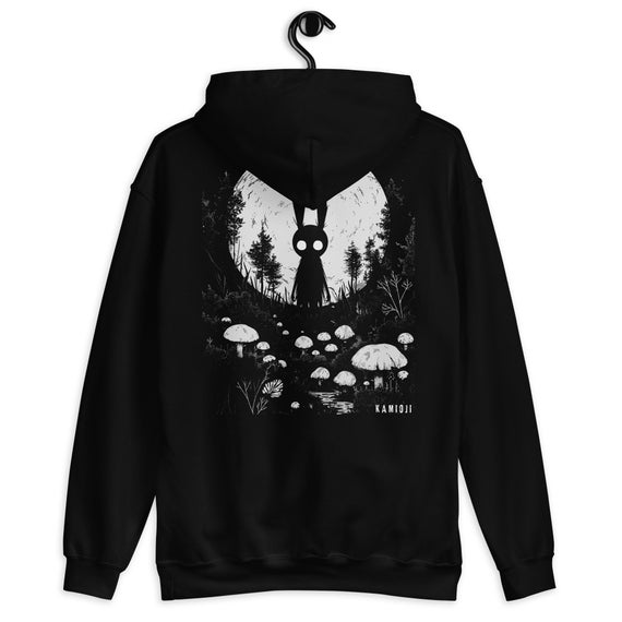 Creepy Bunny Hoodie Trippy Weirdcore Pullover Sweatshirt Alternative Clothing Gothic Clothes UNISEX