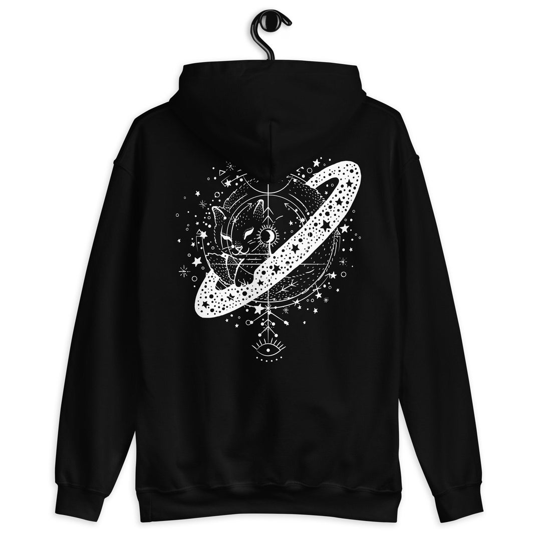 Nocturnal Animal Witch Cat Fashion Hoodie