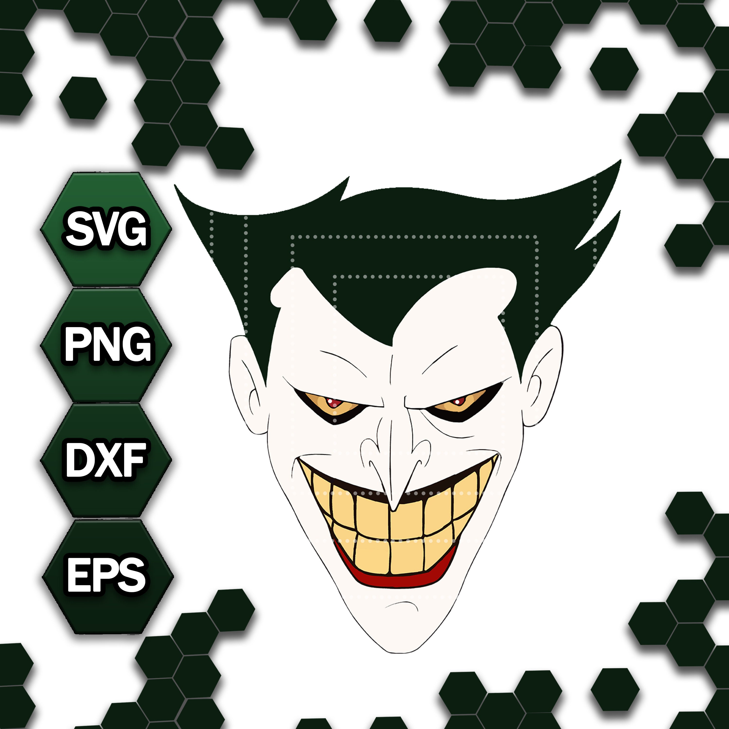 Joker Face Svg Cut Files Silhouette Design - Etsy Canada Joker Face Svg Cut Files Silhouette Design - Etsy Canada