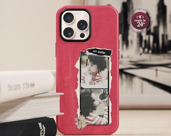 Funda de teléfono personalizada con collage de fotos para mamá, funda única con collage de recuerdos para iPhone y Samsung, regalo para el Día de la Madre, funda personalizada con foto para iPhone 16 y 15