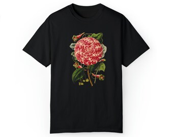 T-shirt Amanti dei fiori / Regalo di fiori / Giardino / Rose / Camminatori, scarpe da ginnastica / T-shirt tinta in capo unisex