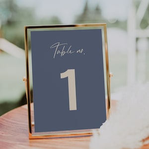 Dusty Blue Wedding Table Numbers, Dusty Blue Wedding Template, Dusty Blue Wedding Decor, Rustic Table Numbers
