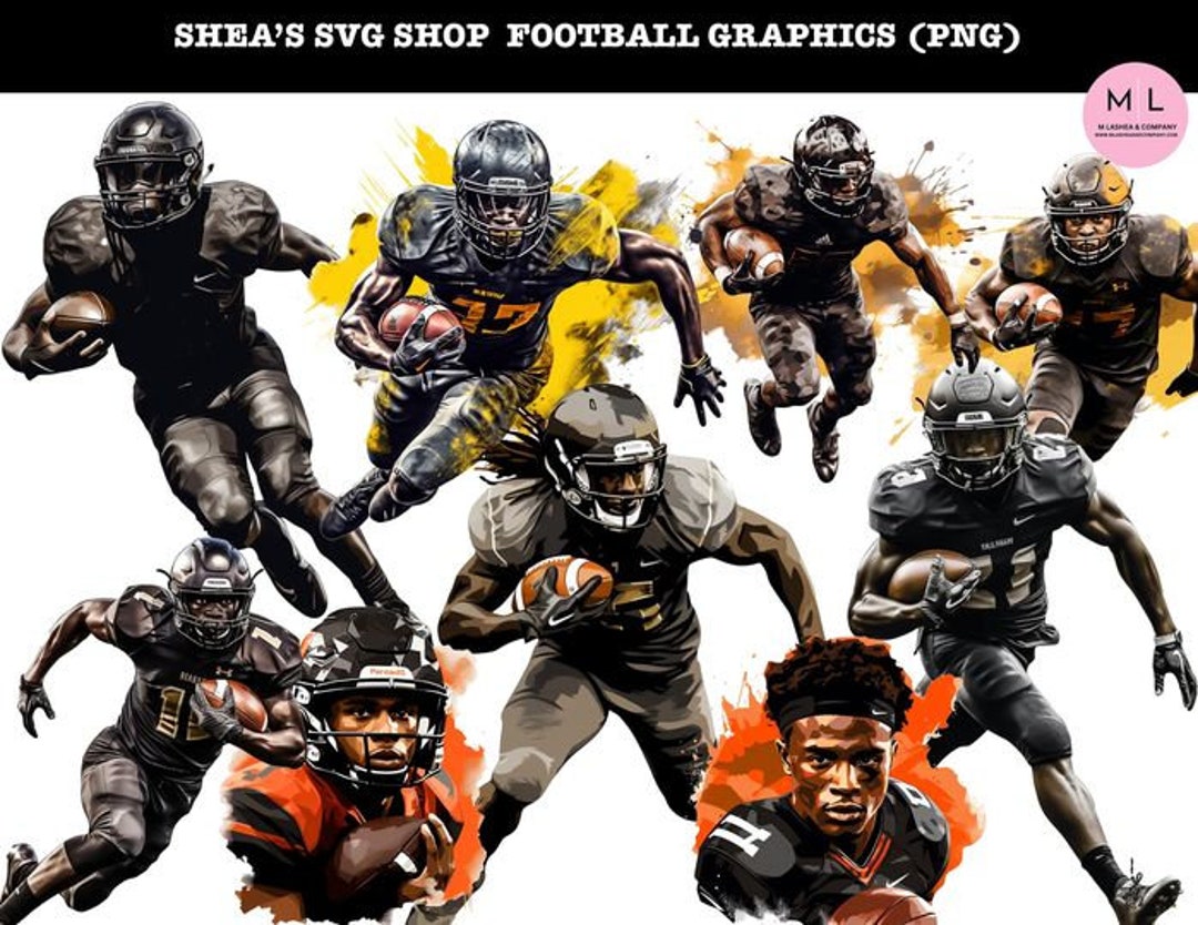 Free. Click Graphics Football Football Graphics PNG Files Digital Files Sports Football Player School ...