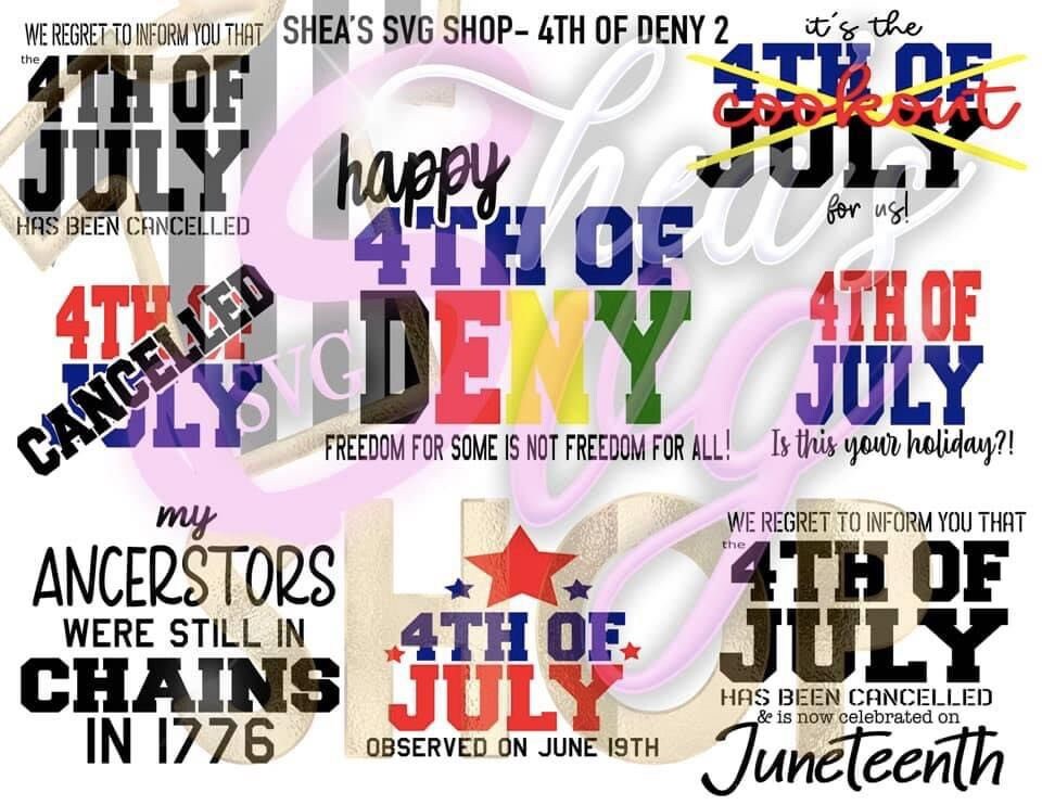 4th of Deny SVG Bundle - Etsy