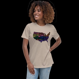 Say Gay USA - Women&#39;s Relaxed T-Shirt
