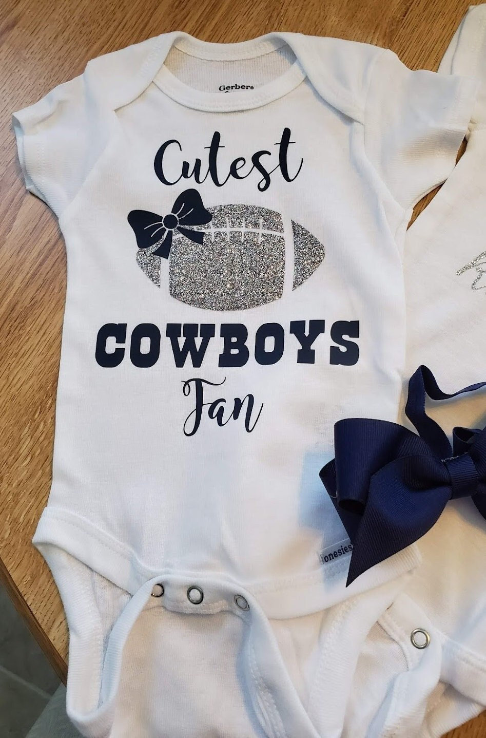 Dallas Cowboys Onesie Cutest Cowboys Fan Football Sunday Etsy
