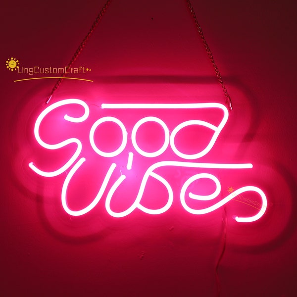 Good Vibes Neon Sign Etsy