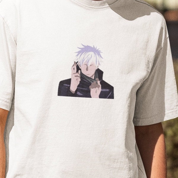 Gojo Satoru T-Shirt, Jujutsu Kaisen Infinite Void Tee, Anime Sorcerer Top, Manga Fan Apparel, Powerful Sensei Theme, Otaku Gift