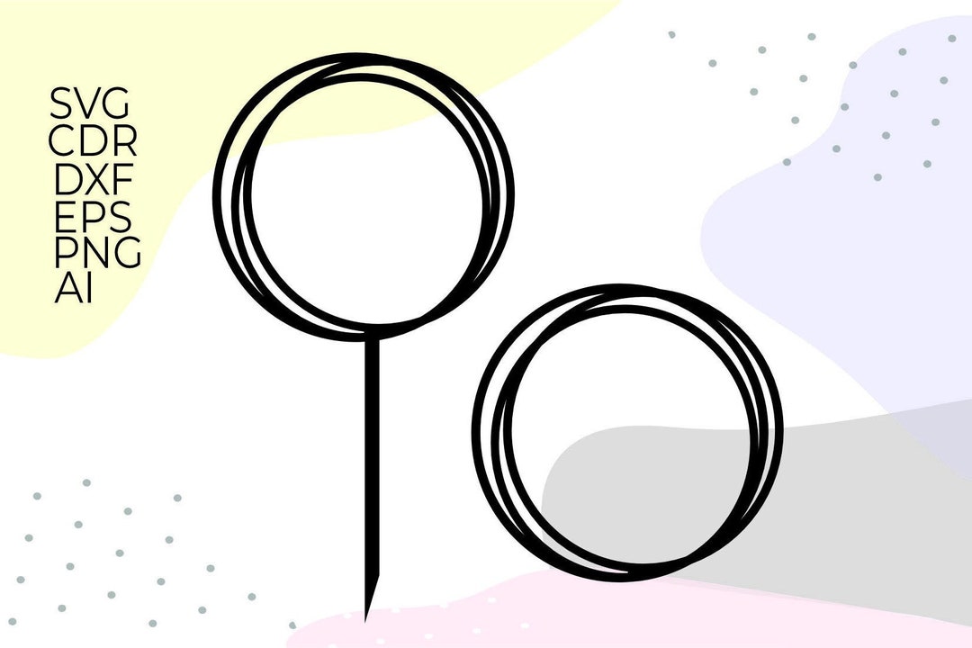 Circle Cake Topper Svg Cricut, Happy Birthday Svg, Wedding Frame Svg