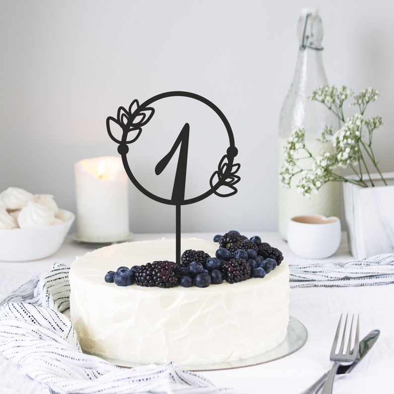 Numbers Svg Cake Topper Birhday Numbers Svg Any Number Cake Etsy