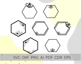 bee cake topper svg, bee frame svg, happy bee day svg, cake topper cricut, file for cricut silhouette, bumble bee birthday cake topper svg