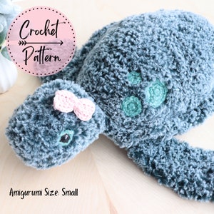 SMALL Crochet Turtle Pattern, Mini Turtle Crochet Pattern, Turtle Lovey Pattern, No Sew Crochet Turtle Pattern, Crochet Baby Turtle, Crochet
