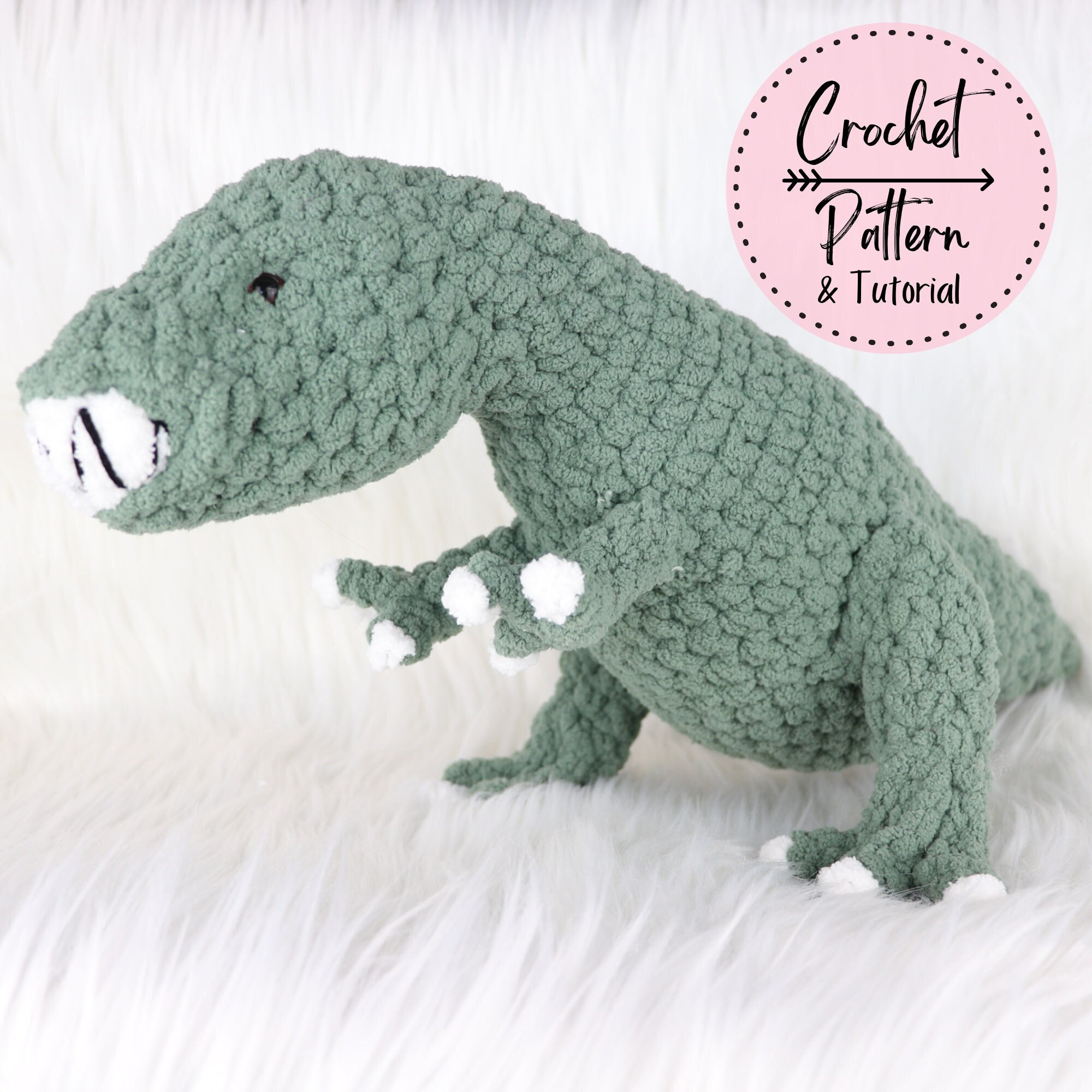 39 T-Rex Crochet Patterns: Unearth Your Creative Side with Dinosaur Designs 1 Crochet T-Rex Pattern Crochet Dinosaur Crochet Amigurumi
