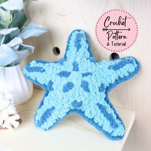 Gehaakt zeesterpatroon | Zeester haakpatroon | Gehaakt Amigurumi-patroon | Zeester beginnerspatroon | Eenvoudig gehaakt zeesterpatroon