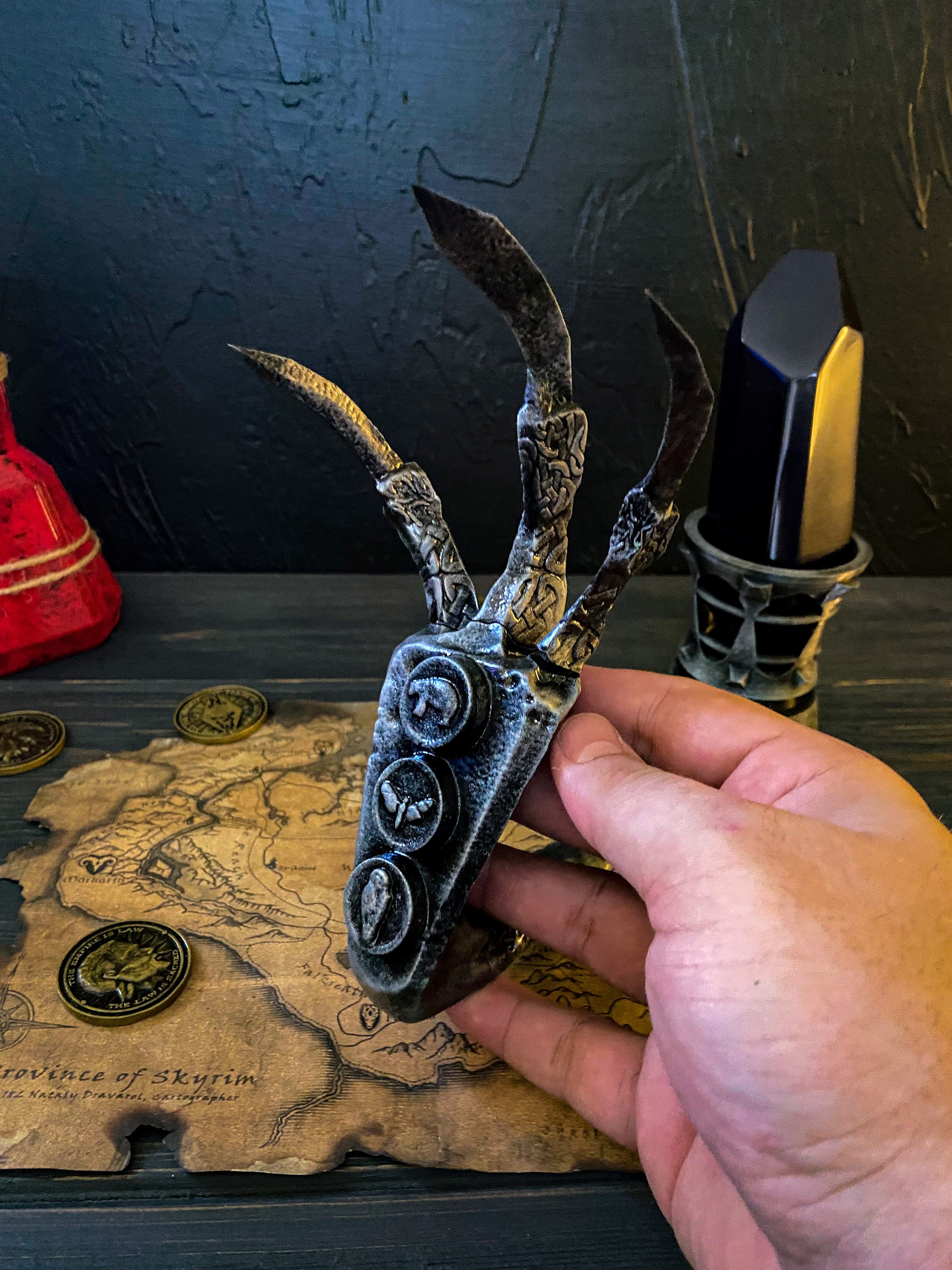Skyrim Iron Dragon Claw Cosplay the Elder Scrolls V Etsy