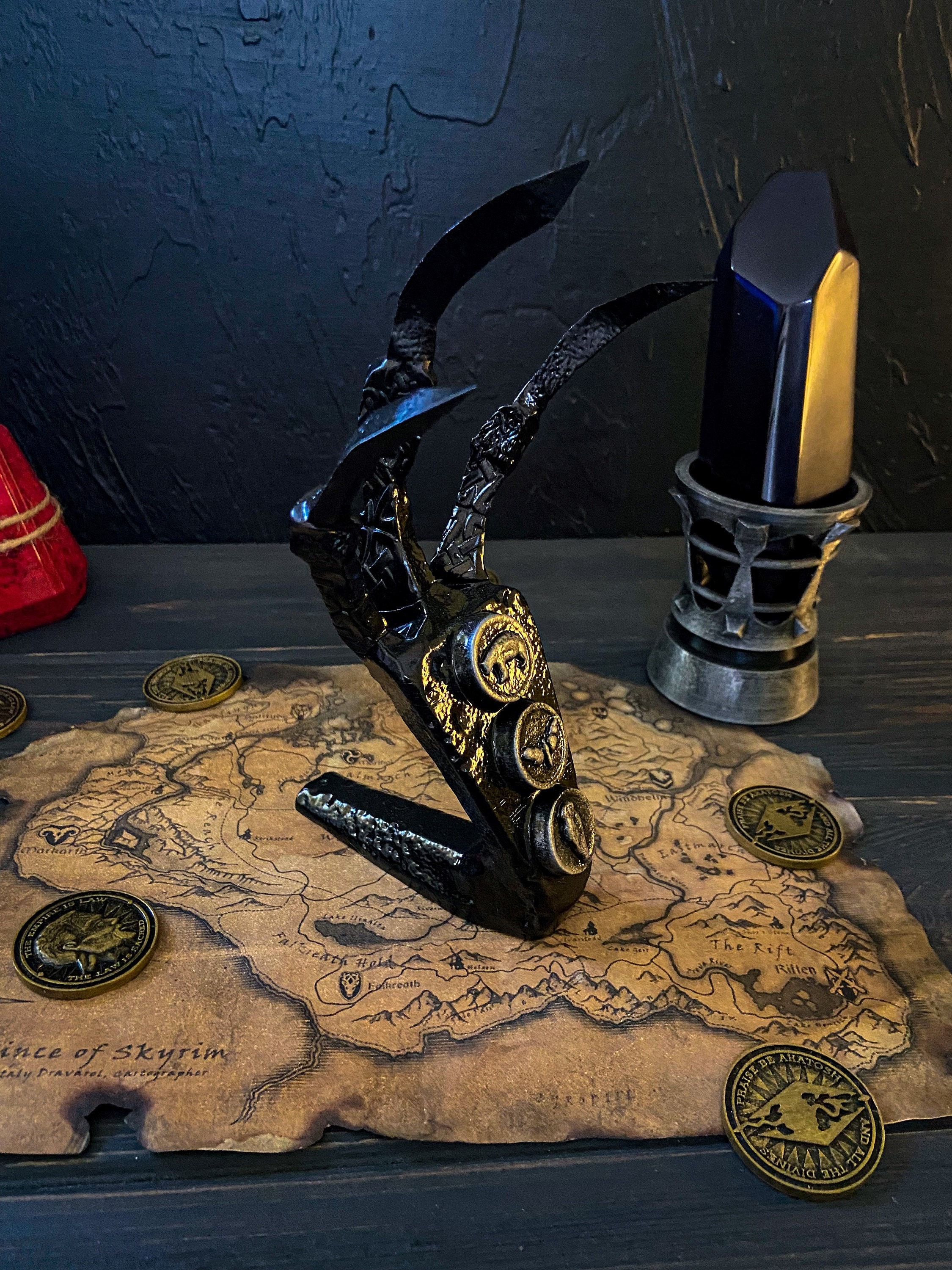 Skyrim Ebony Dragon Claw Cosplay the Elder Scrolls V Etsy