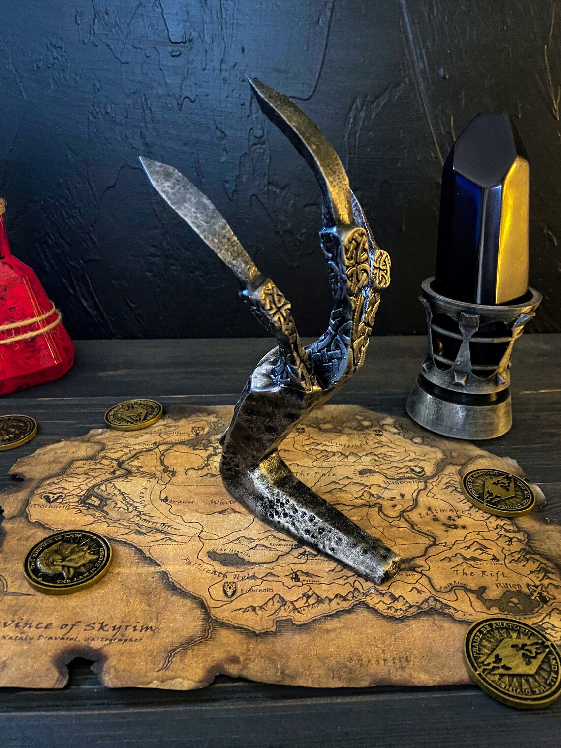 Skyrim Iron Dragon Claw Cosplay the Elder Scrolls V Etsy