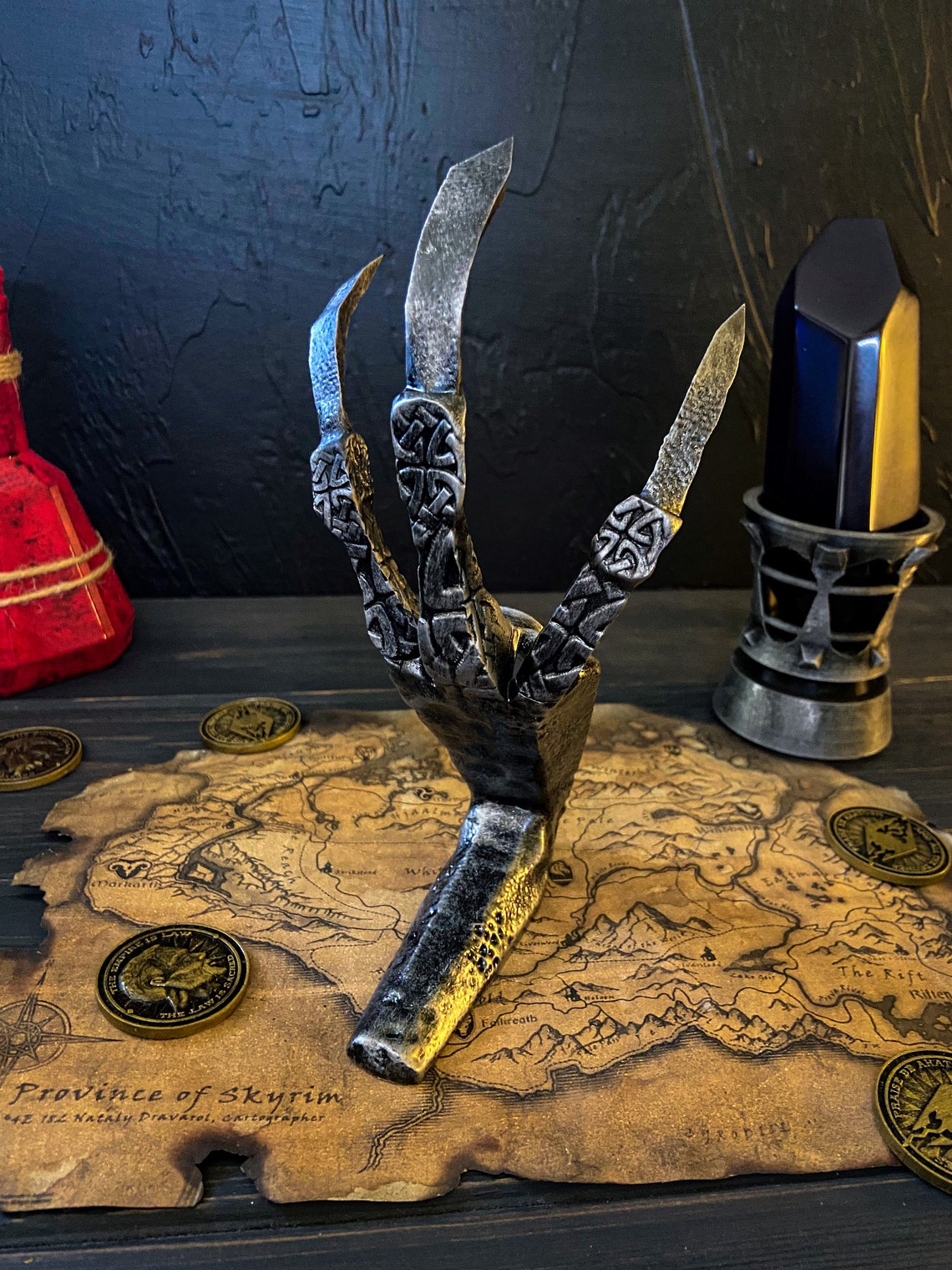 Skyrim Iron Dragon Claw Cosplay the Elder Scrolls V Etsy UK