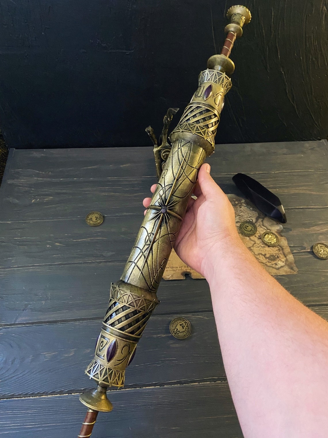 The Elder Scroll Artifact Skyrim Elder Artifact Quest Item Etsy