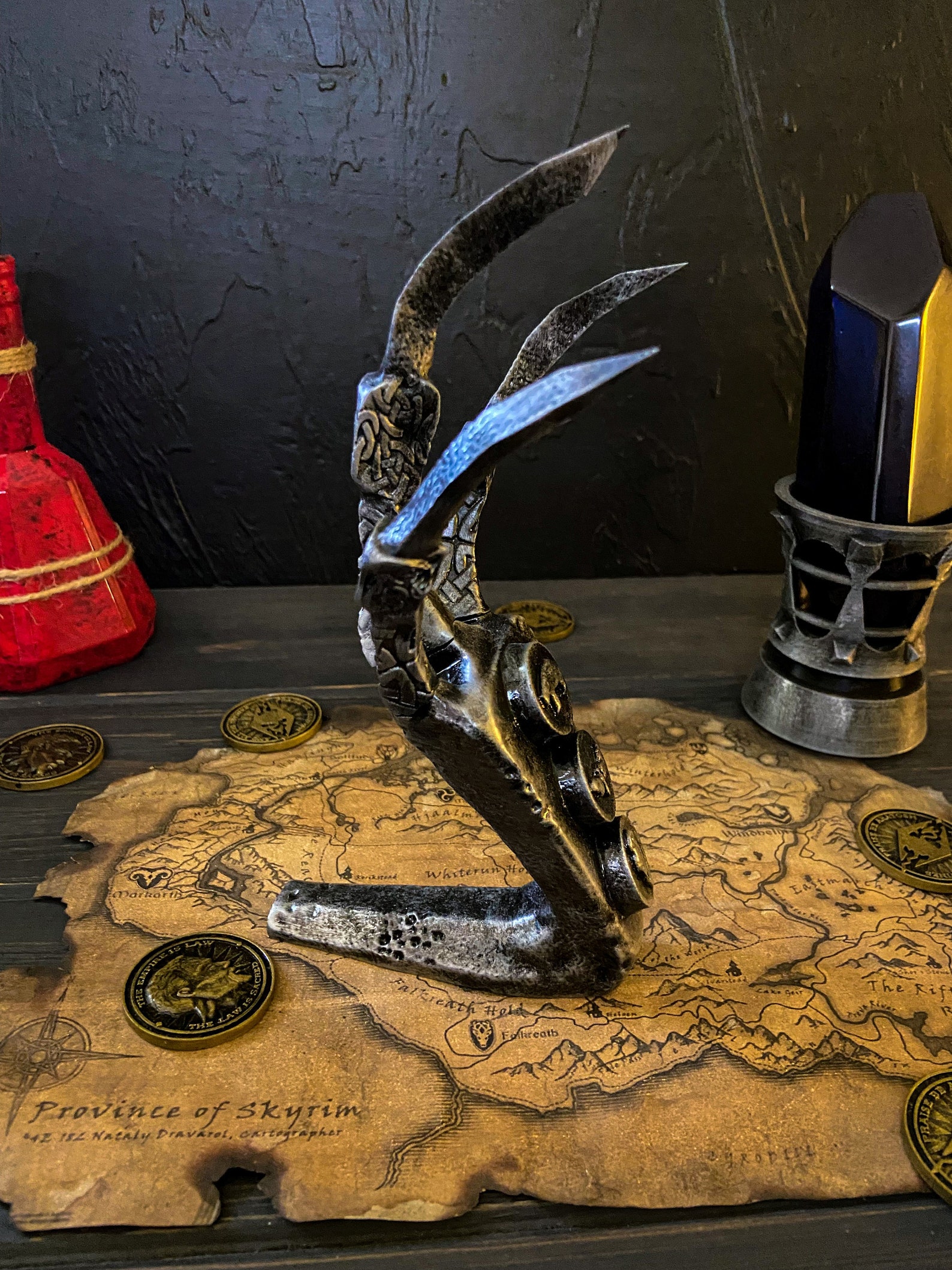 Skyrim Iron Dragon Claw Cosplay the Elder Scrolls V Etsy UK