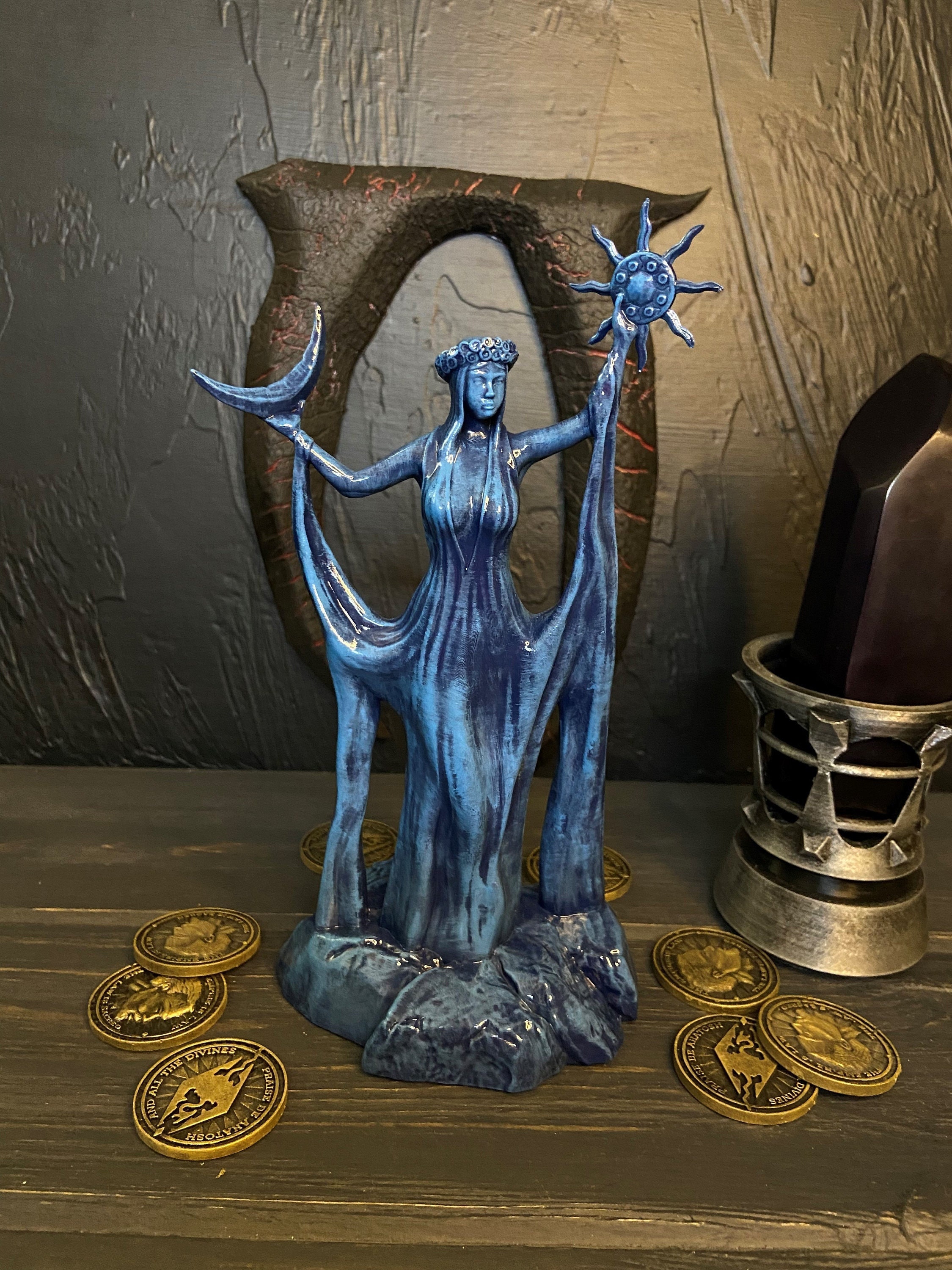 Azura Sculpture, Daedric Prince From Skyrim, the Elder Scrolls, Daedric  Prince of Dusk and Dawn, Sexy Goddess - Etsy