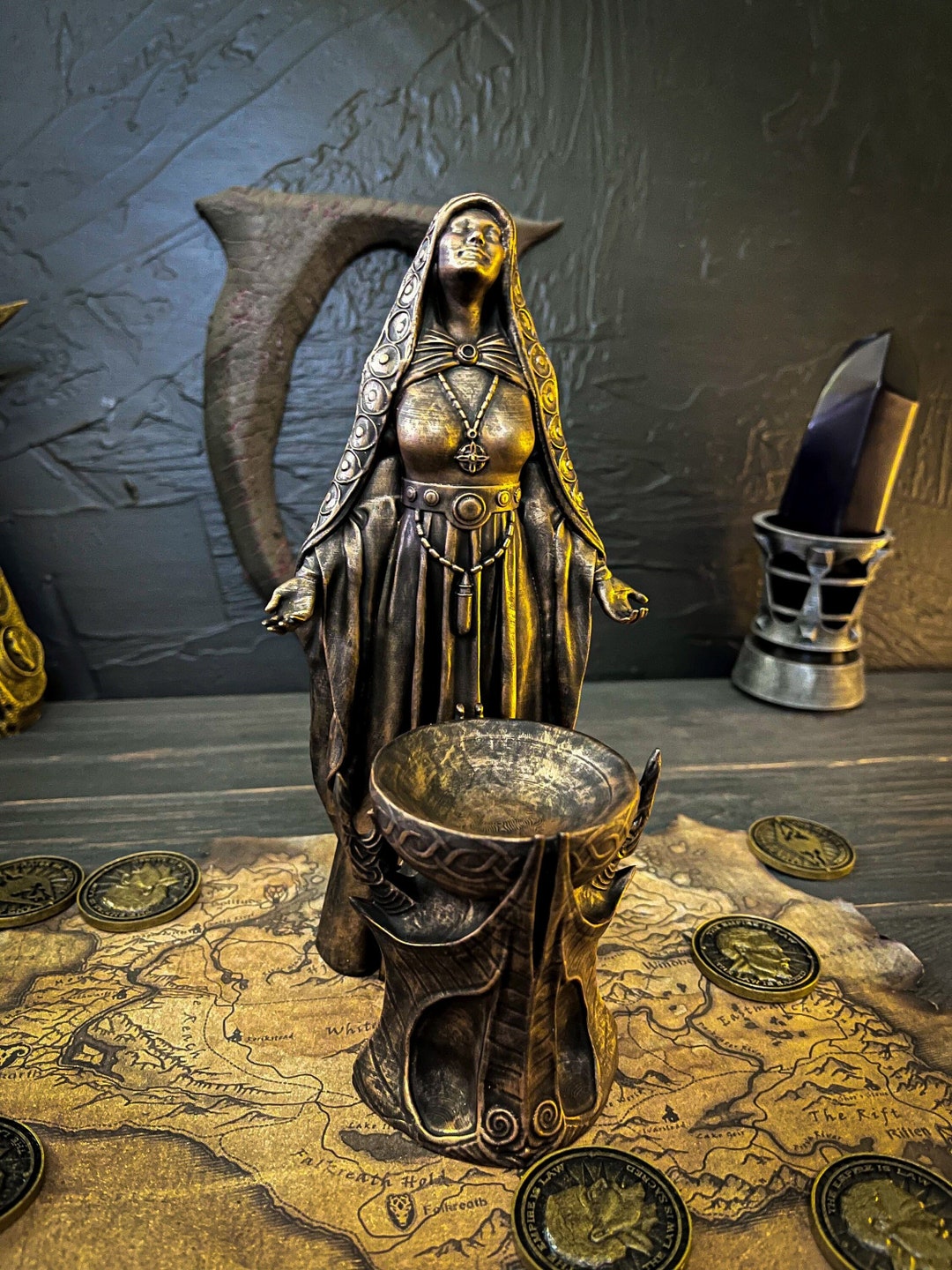 Mara Statue Skyrim, the Elder Scrolls V Decor and Cosplay, Goddess of