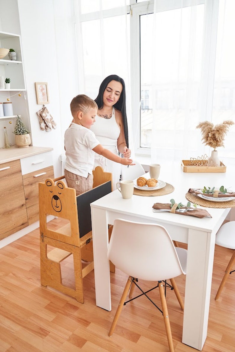 Kitchen Helper Tower, Montessori Furniture, Montessori Stool ...