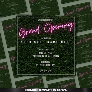 DIY grand opening flyer | canva grand opening flyer|editable grand opening flyer|grand opening|shop owner|small business owner|canva FLYER